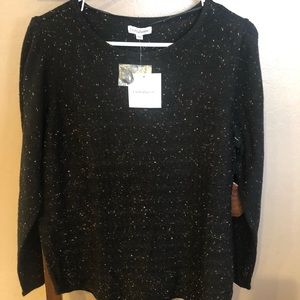 Long sleeve black blouse